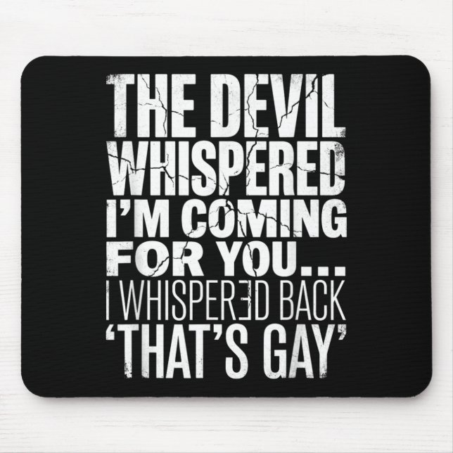 Funny Mouse Mat (Front)