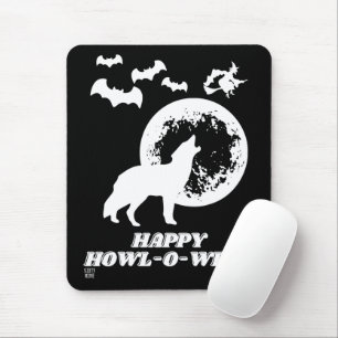 funny mouse pad "HAPPY HOWL-O-WEEN 2"