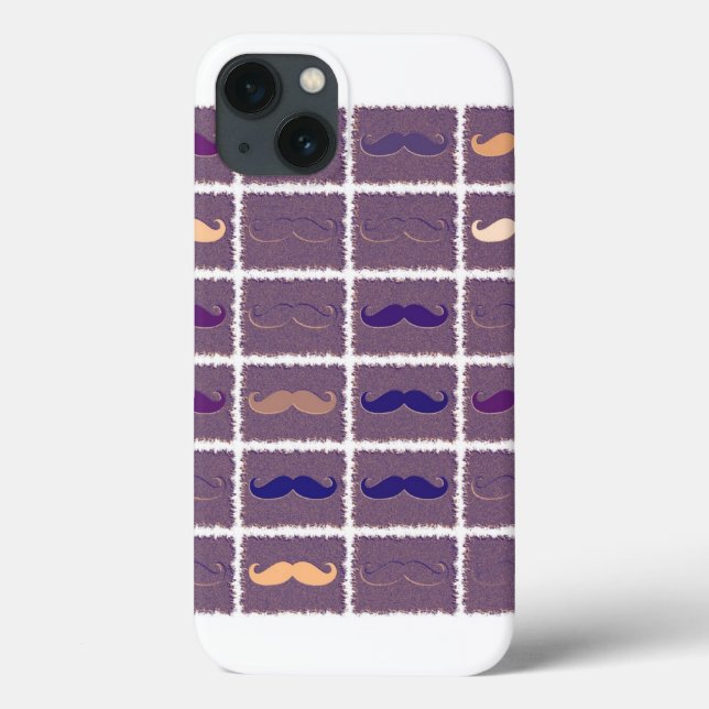 Funny Moustache Case-Mate iPhone Case (Back)