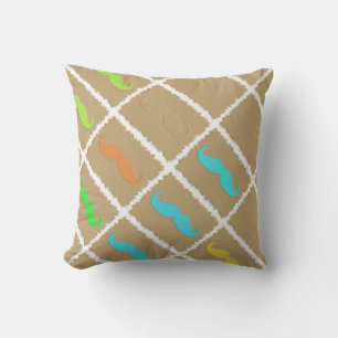Funny Moustache Cushion