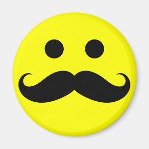 Funny Moustache Face Magnets