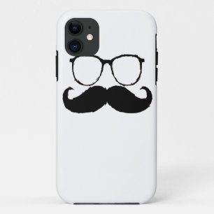 Funny Moustache Glasses 3 iPhone 11 Case