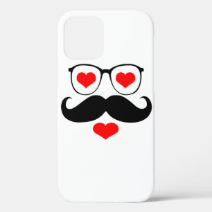 Funny  Moustache Glasses iPhone 12 Pro Case