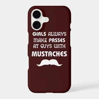 Funny Moustache iPhone Case