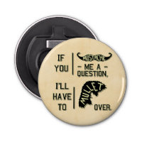 Funny Moustache Question Mullet Joke Pun