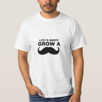 Funny Moustache Quote T-Shirt