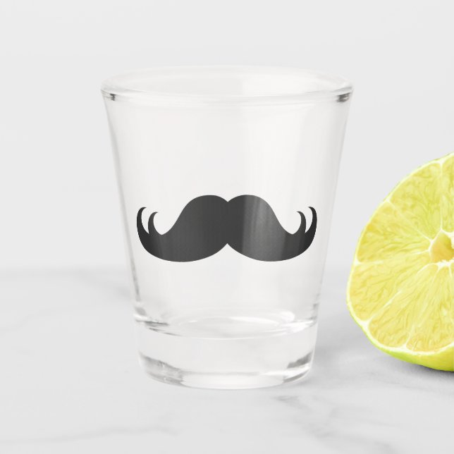 Funny Moustache - Shot Glass (Front)