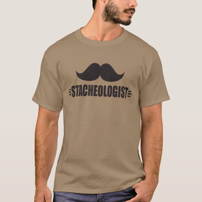 Funny Moustache T-Shirt (Front)