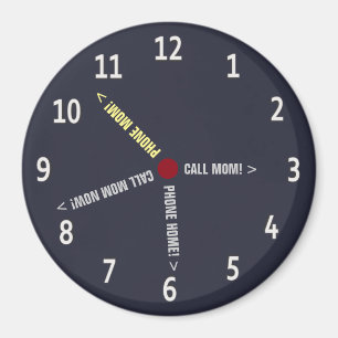 Funny Moveout Call Mum Memo Custom Text Magnet