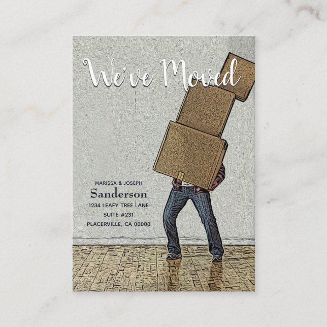 Funny Moving Announcement We've Moved (Front)