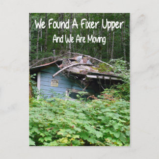 Funny Moving to New House Postcard