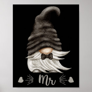 Funny Mr & Mrs Gnome For Matching Couples - Gr Poster