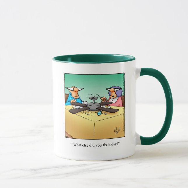 Funny "Mr. Fix-it" Humour Mug Gift (Right)