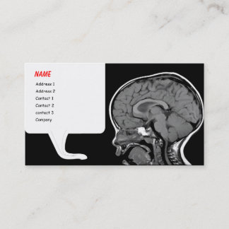 Funny MRI business card template