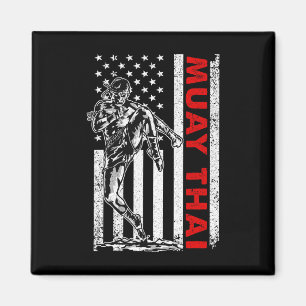 Funny Muay Thai Art For Men Women Kids Muay Thai K Magnet