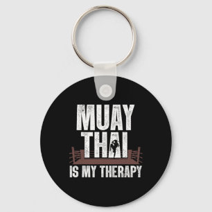 Funny Muay Thai Design For Men Women Kids Muay Tha Key Ring