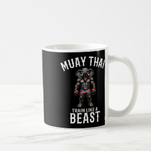 Funny Muay Thai Elephant - Kickboxing And Elephant Coffee Mug
