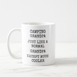 Funny Much Cooler Camping Grandpa Coffee Mug