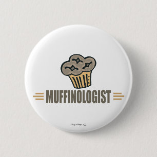 Funny Muffin 6 Cm Round Badge