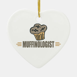 Funny Muffin Ceramic Tree Decoration
