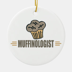 Funny Muffin Ceramic Tree Decoration