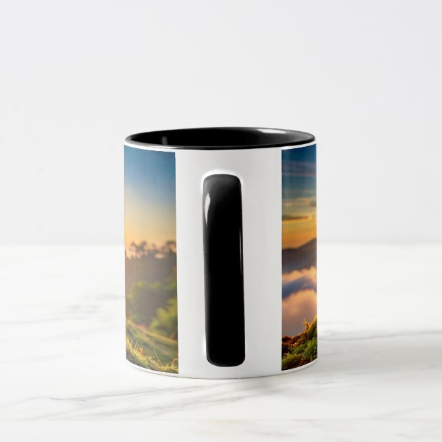 Funny Mug - CAFFEINE: My survival juice for adults (Handle)