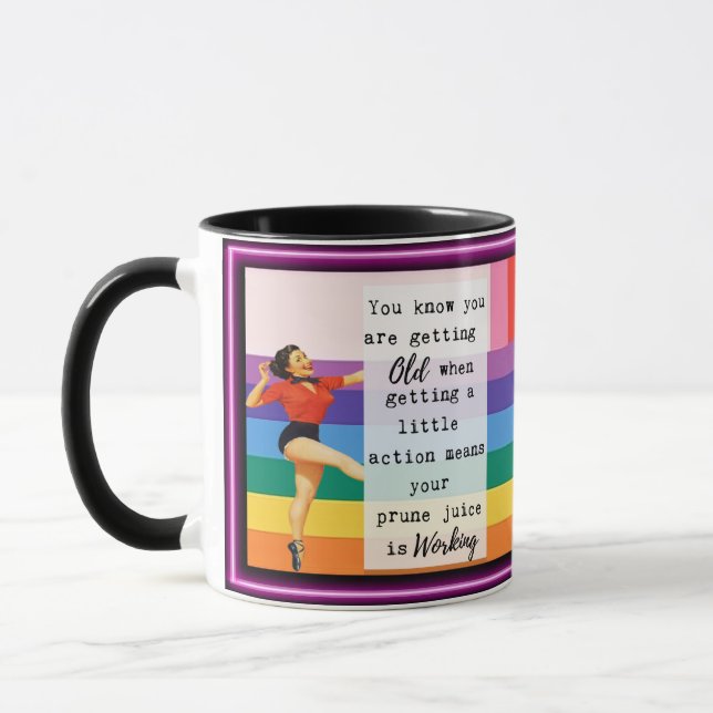 Funny Mug Coffee Best Friend Gift "Prune" (Left)
