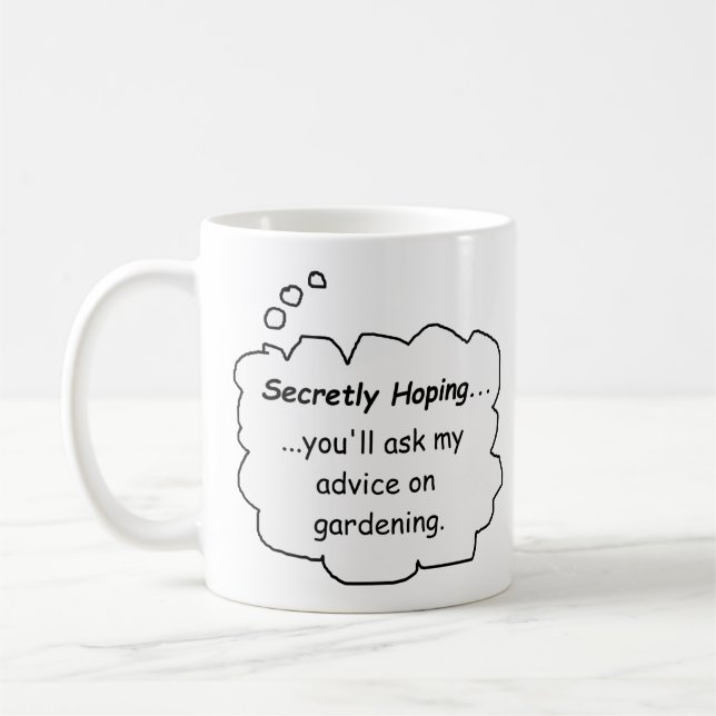 Funny Mug for Gardeners (Left)