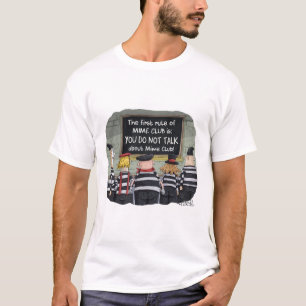 Funny mug T-shirt with mimes.