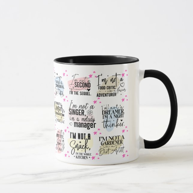 Funny Multiple Sayings/ Quotes Mug (Right)