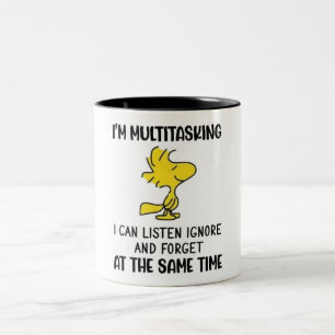 Funny Multitasking Two-Tone Coffee Mug