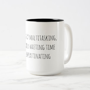 Funny Multitasking Two-Tone Coffee Mug