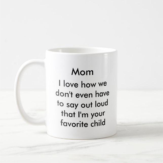 Funny mum coffee mug (Left)