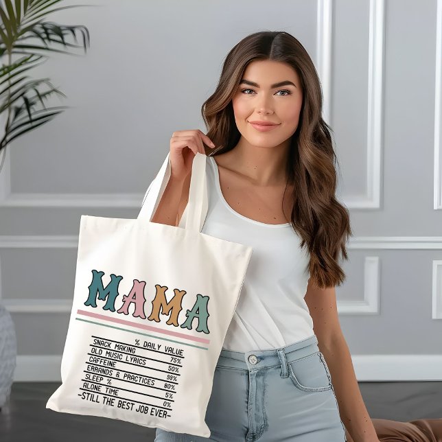 Funny Mum daily Value Mum Mother's Day gifts Tote Bag (Creator Uploaded)
