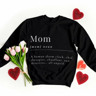 Funny Mum Definition Shirt – Unpaid Superhero
