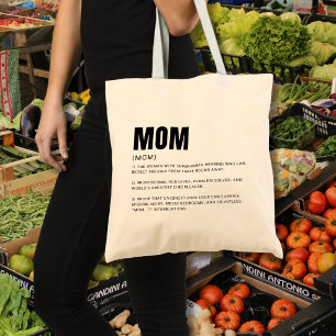 Funny Mum Definition Tote Bag