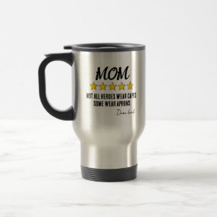 Funny Mum Hero Boss Gift Mothers Day Travel Mug