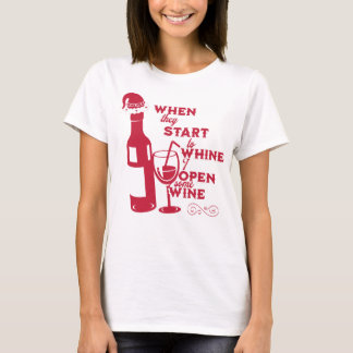 Funny Mum Holiday Wine T-Shirt