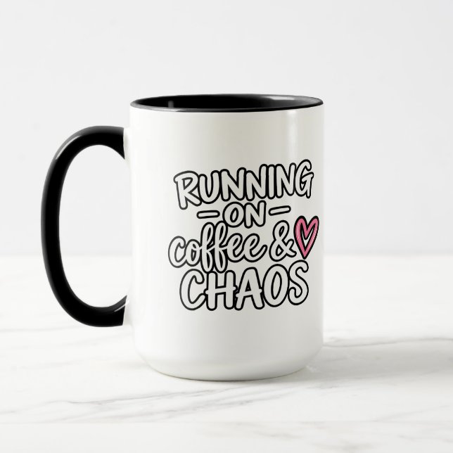 Funny Mum Life Quote Mug (Left)
