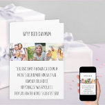 Funny Mum Limerick Favourite Son 3 Photo Birthday Card<br><div class="desc">Personalised photo birthday card with funny limerick for your mum, from the world's greatest son. The photo template is ready for you to add 3 pictures, which are displayed in square / instagram format. You can also add a message inside and edit the poem if you wish. The poem is...</div>