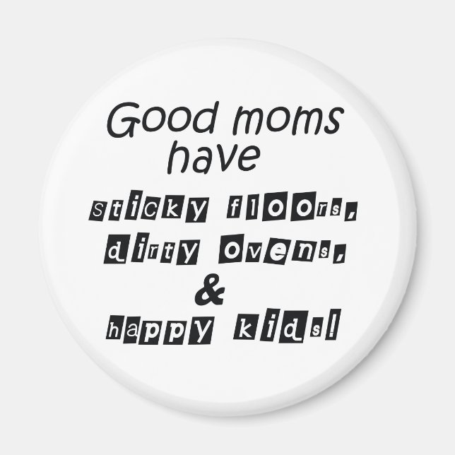 Funny mum quotes cute humour  magnet (Front)