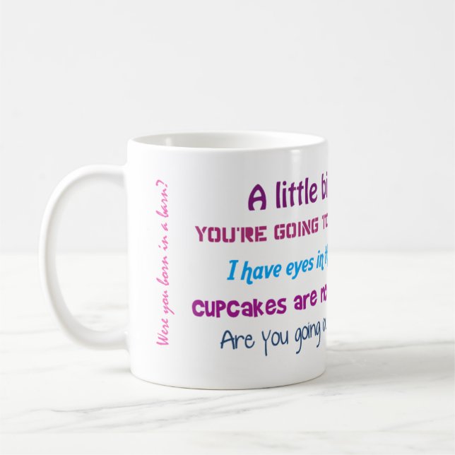Funny Mum Quotes Mug (Left)