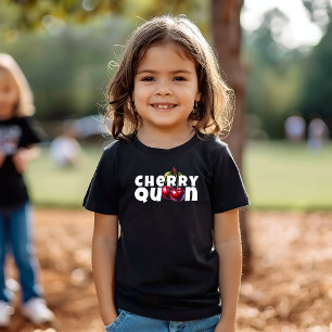 Funny mum red cherry vibe slogan birthday T-Shirt