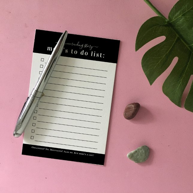 Funny Mum’s To-Do List | Mum Life Checklist Post-it Notes (Creator Uploaded)