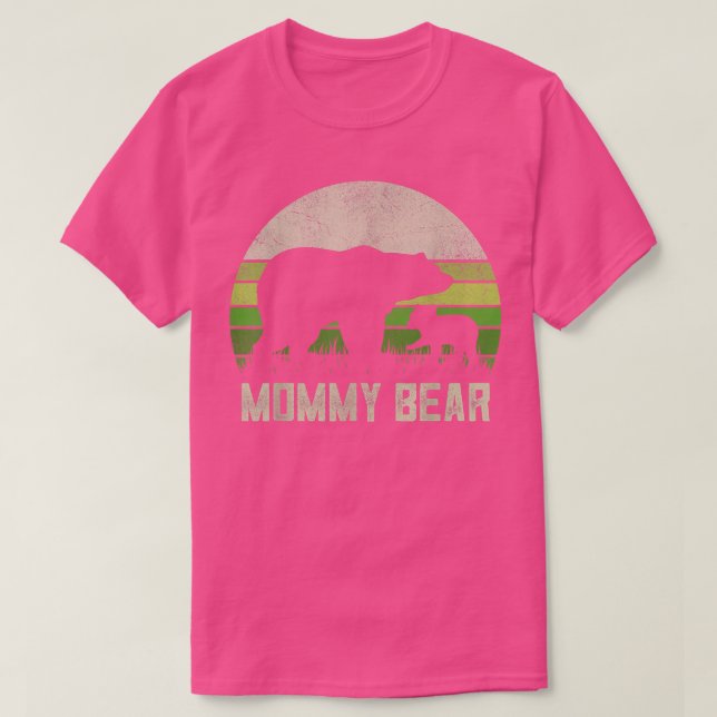 Funny Mum Shirts From Son Daughter, Cub Mummy Bear (Design Front)