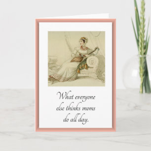 Funny Mum to Mum Greeting Card (Blank Inside)