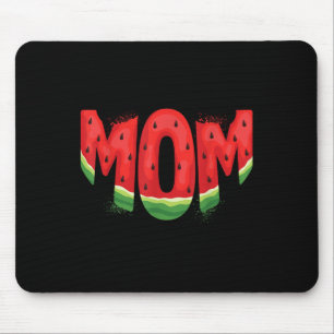 Funny Mum Watermelon Summer Fruit Family Matching Mouse Mat
