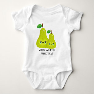 funny Mummy baby perfect pear Bodysuit