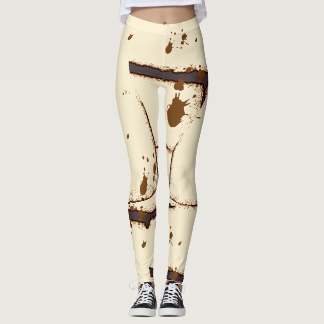 Funny Mummy Bandages Costume Leggings (Front)
