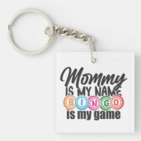 Funny Mummy Bingo word art 
